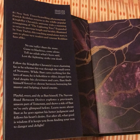 🌙The Narrow Road Between Desires by Patrick Rothfuss (Hardcover)🌙 - Picture 4 of 4